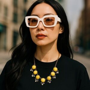 Plunder | Ginger Necklace Yellow Sunshine Boho